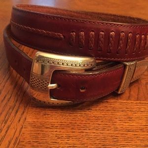 Men’s Brown Onyx by Brighton Belt Size 34